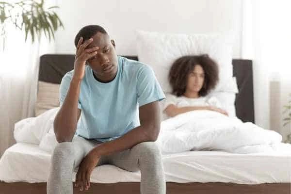 Man upset about ED symptoms Custom House